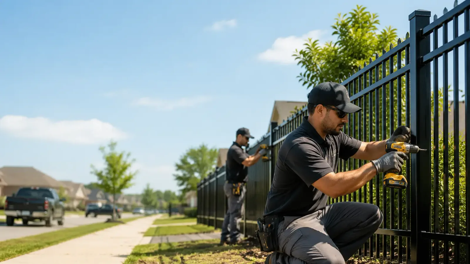 Metal Fence Installation in Coral, MI